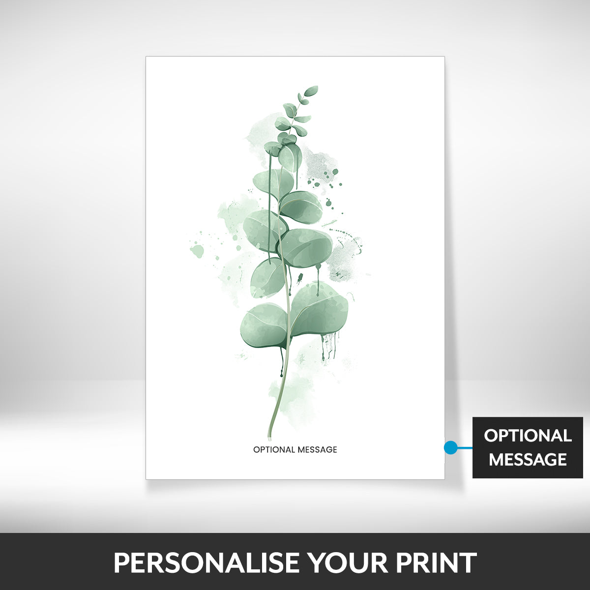 What can be personalised on this pictures for living room walls