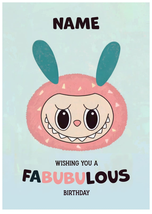 Birthday Card for Girls - Ugly Dolls