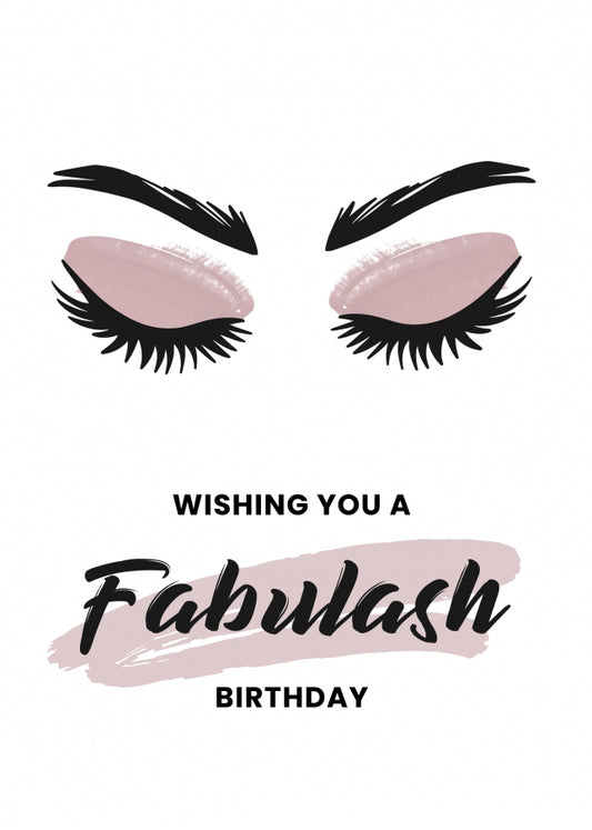 Fabulash Birthday Cards for Women, Sister, Best Friend or Daughter in Law!