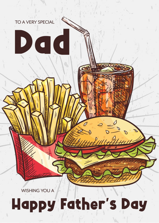 Takeaway Father's Day Card for Dad