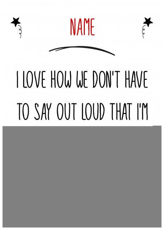 Personalised Favourite Child Card (Mum)