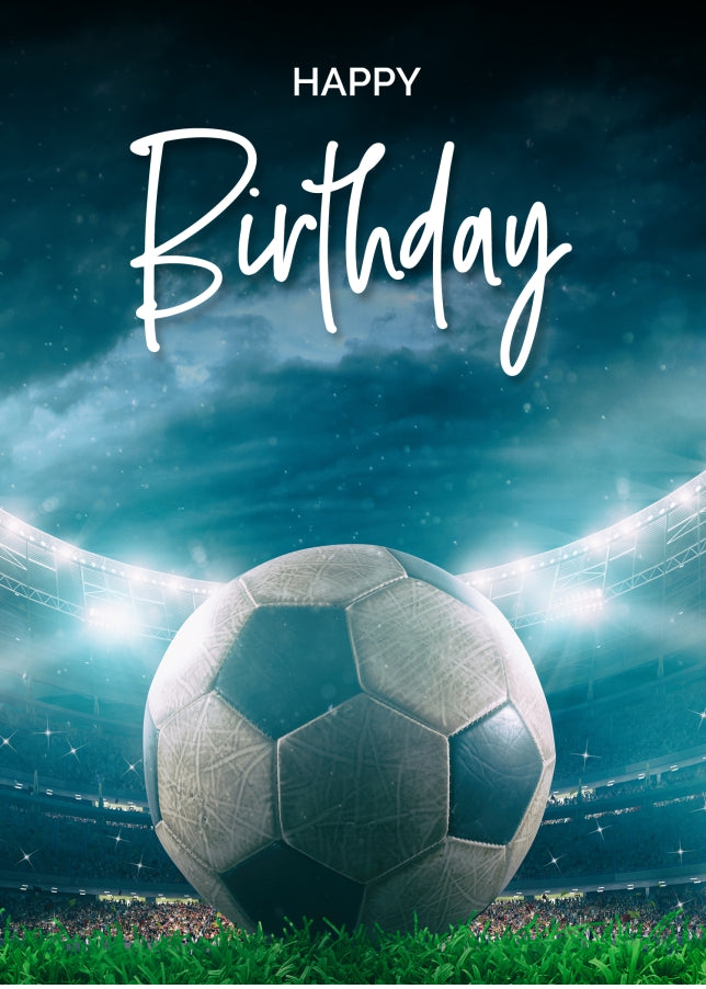 Football Birthday Card for Boy - Adult Birthday Cards for Boy of Any Age