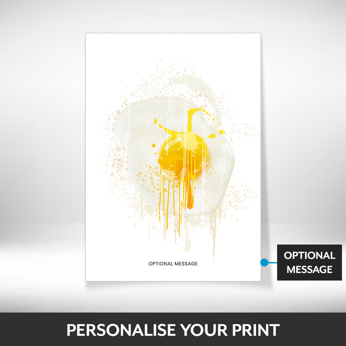 What can be personalised on this pictures for kitchen walls