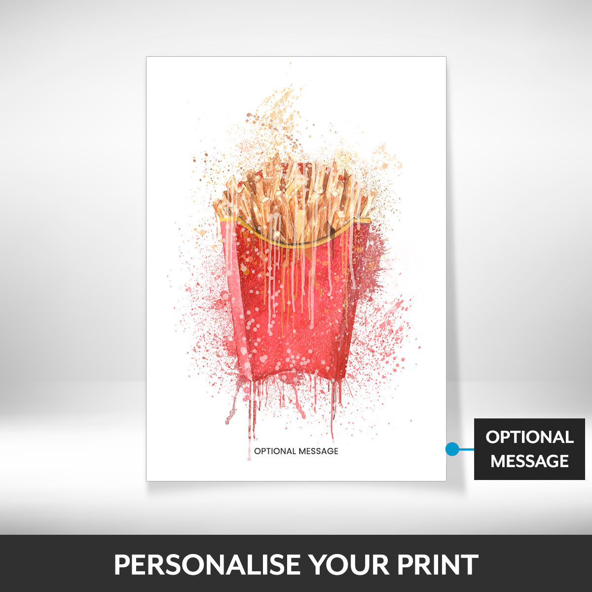 What can be personalised on this pictures for kitchen walls