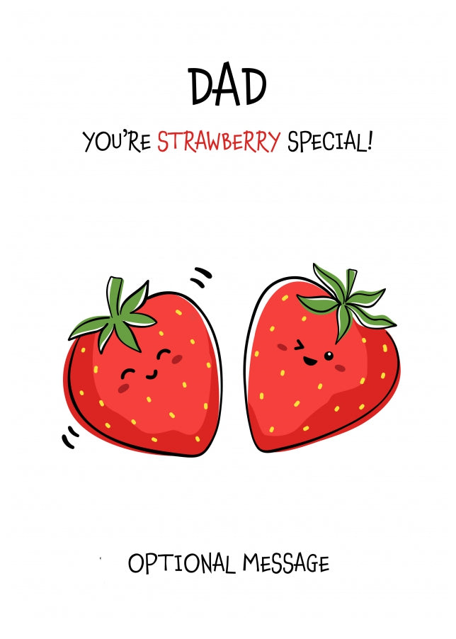 Fruit Pun Birthday Day Card for Dad - So Very Special