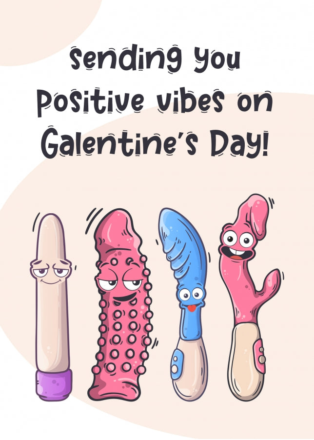 Funny Galentines Card for Wife or Girlfriend - The Perfect Lesbian Galentine's Day Card