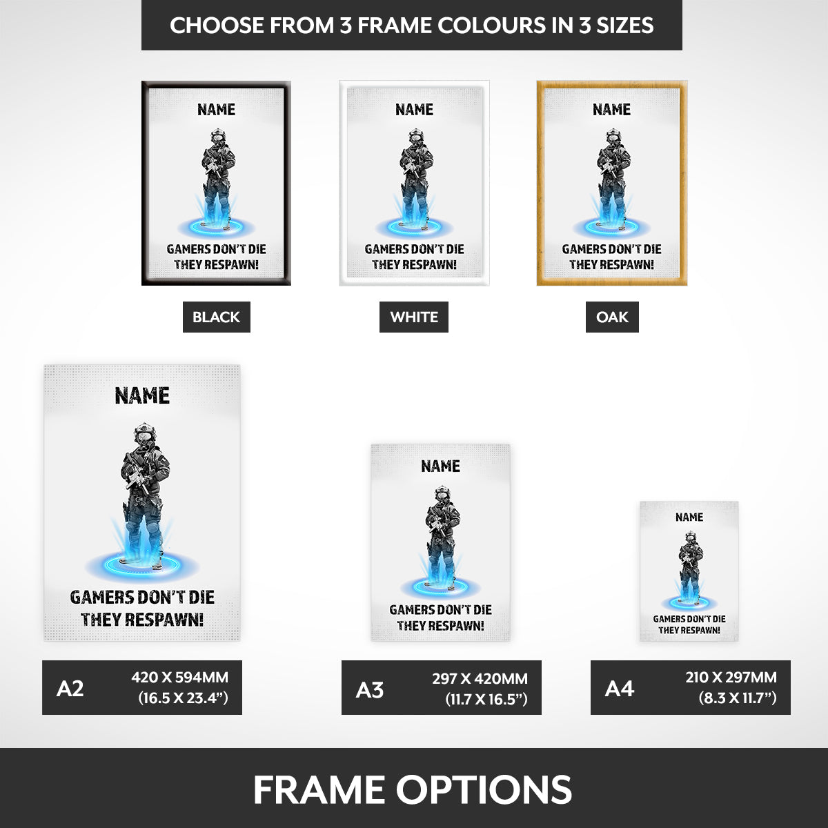 Frame options
