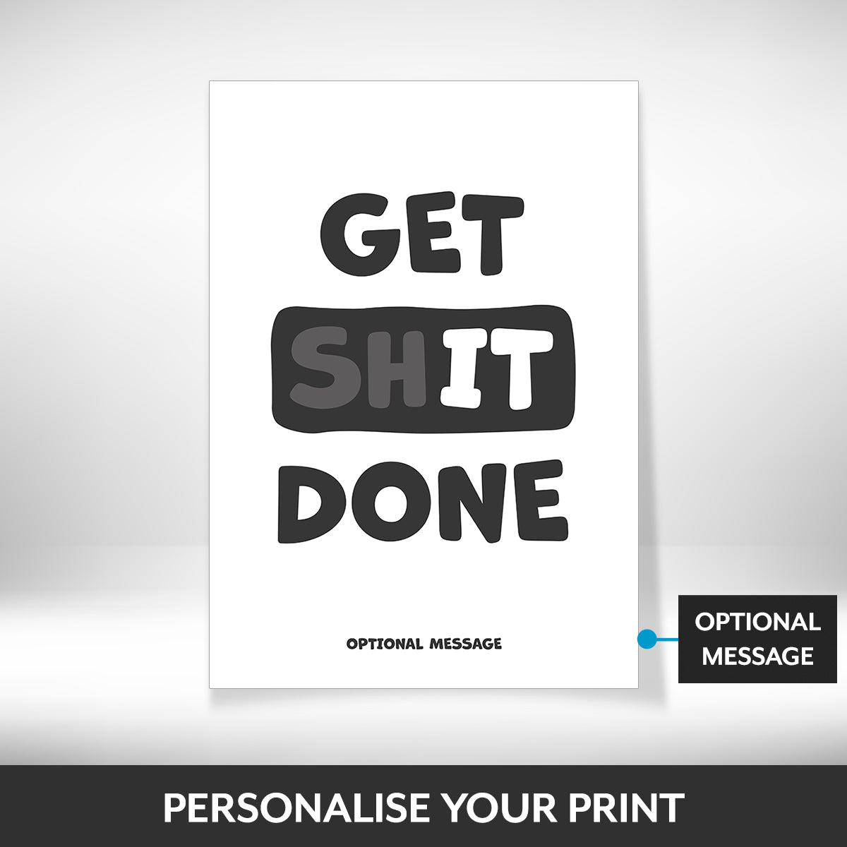 What can be personalised on this framed wall art