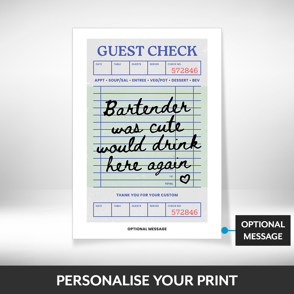 What can be personalised on this pictures for kitchen walls