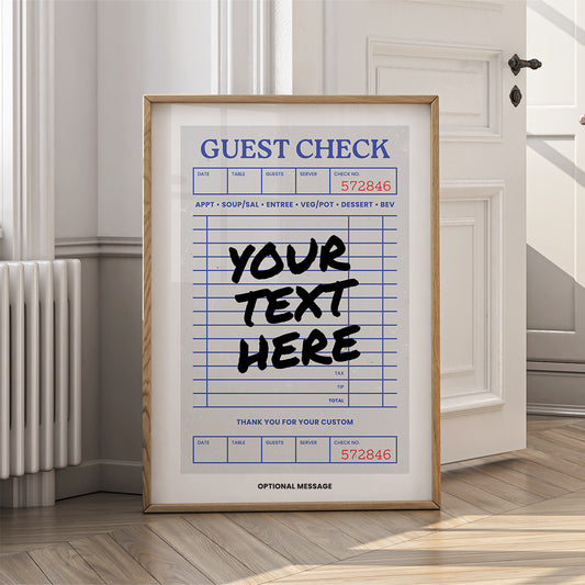 Personalised Wall Art Print - Family Poster with Custom Text - {VARIATION}