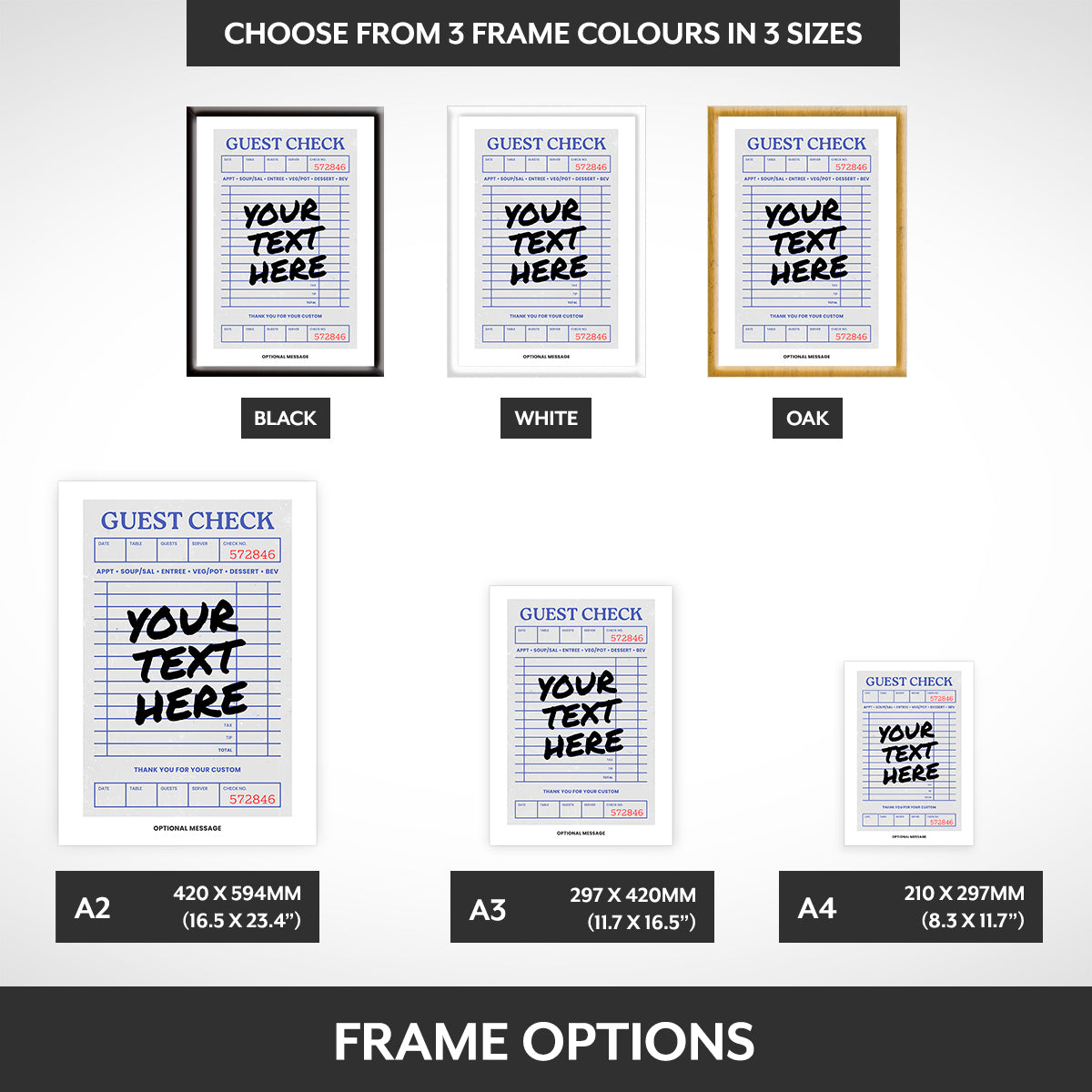 Frame options