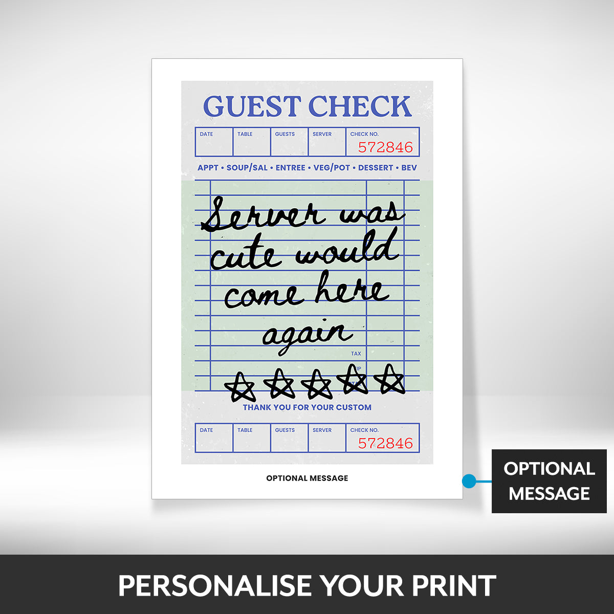 What can be personalised on this pictures for kitchen walls