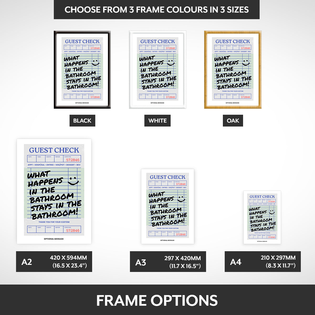 Frame options