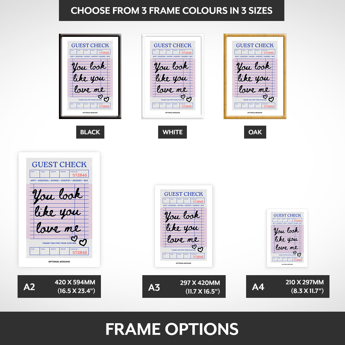 Frame options