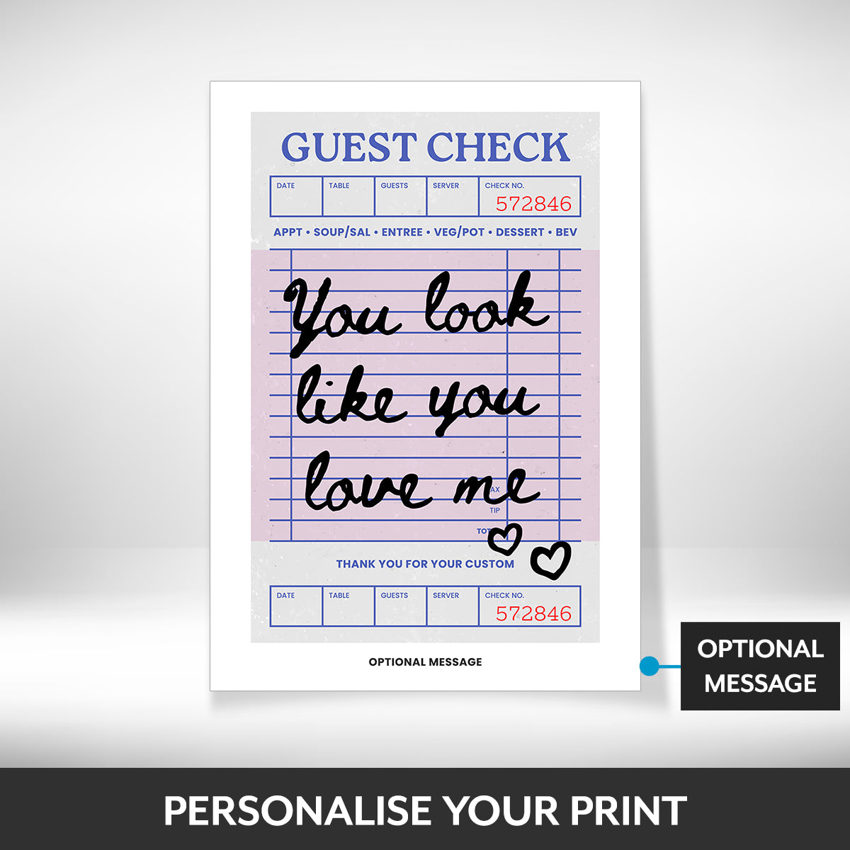 What can be personalised on this pictures for living room walls