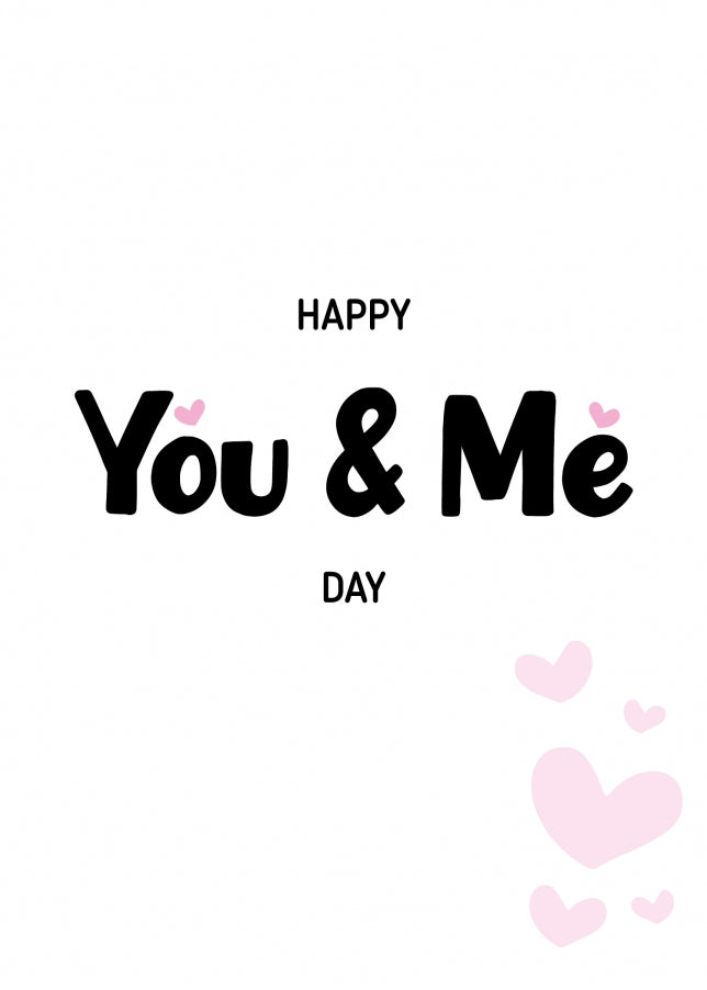 Lovely Wedding Anniversary Card for Wife - Happy You and Me Day