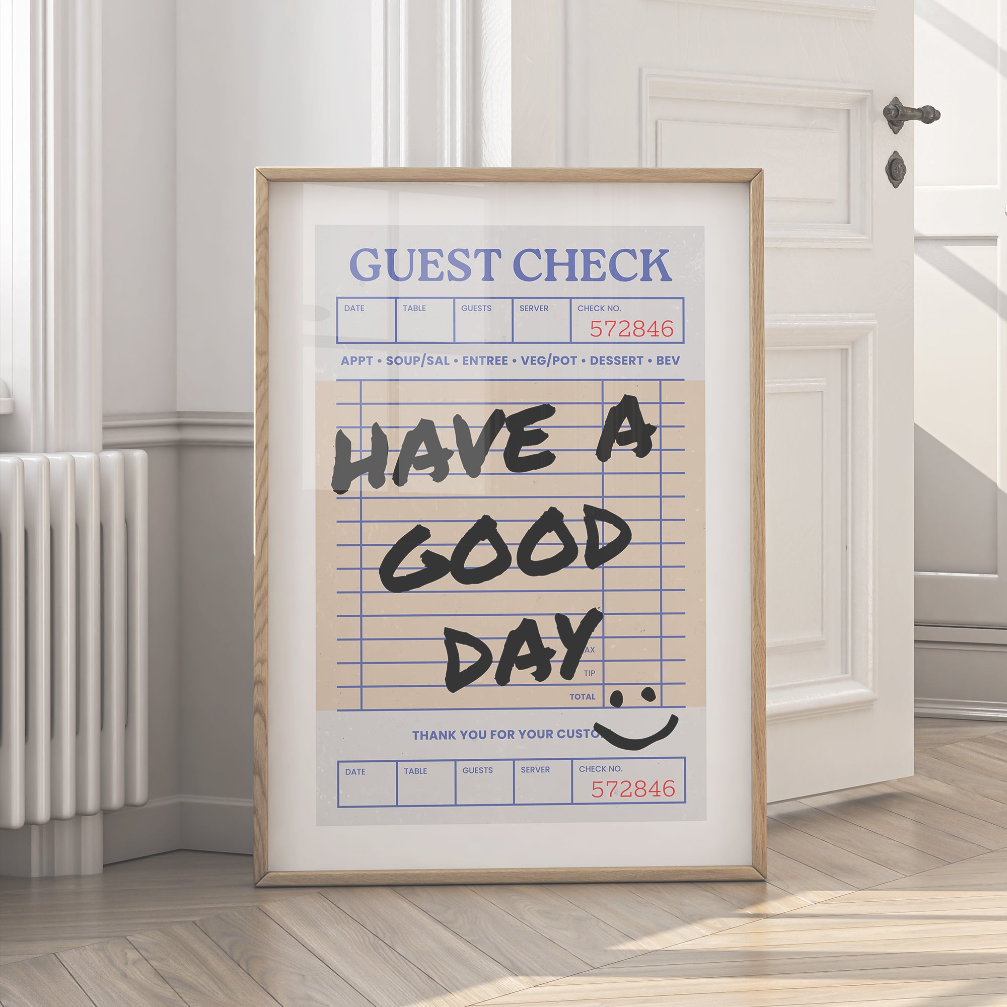 Have a Good Day Print - Guest Check - Digital Download– HeyChimp