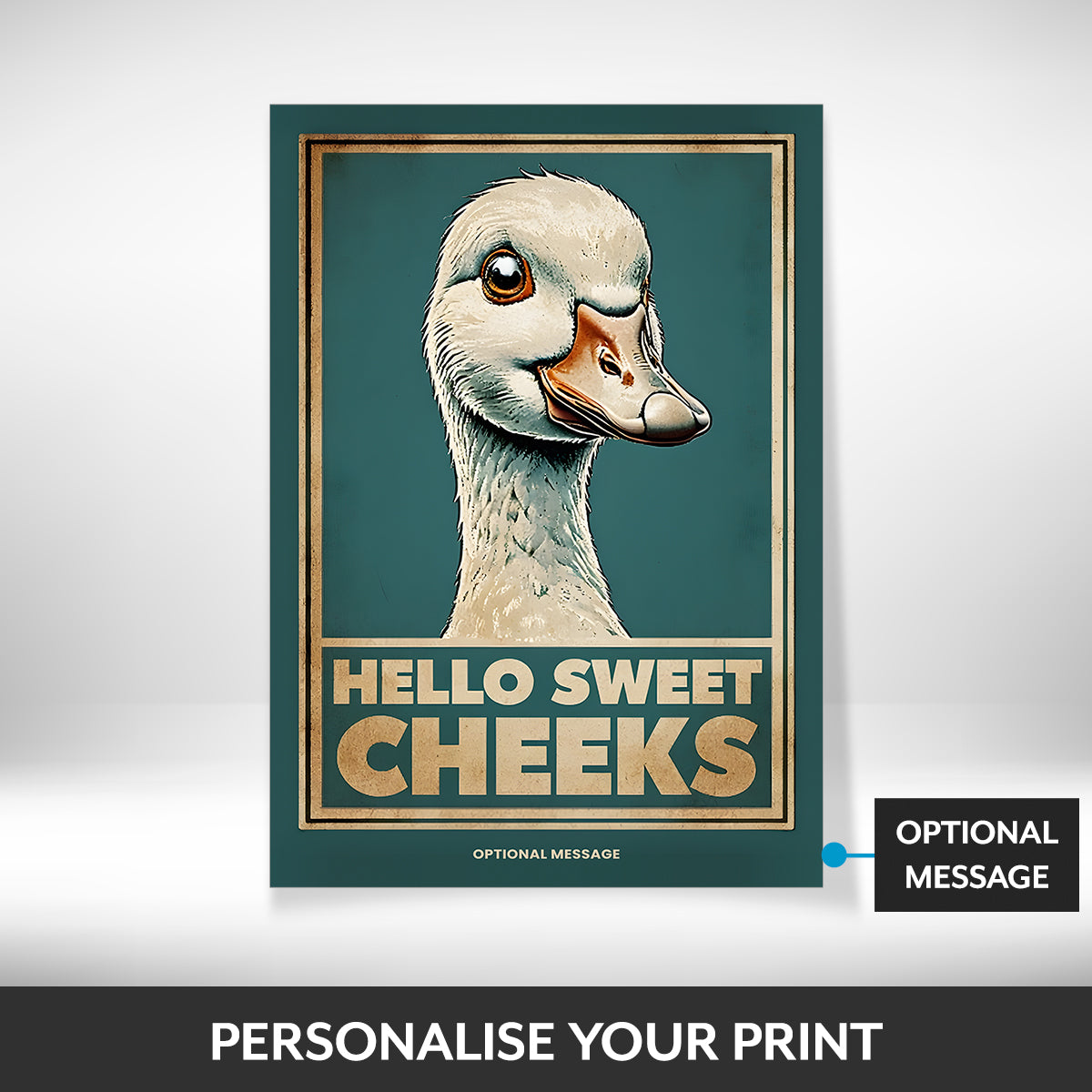 What can be personalised on this bathroom pictures and wall art