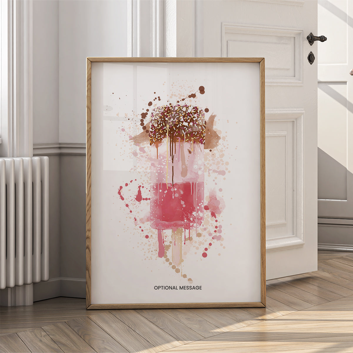 Kitchen Wall Art Decor - Ice Lolly Hundreds and Thousands - Food - {VARIATION}