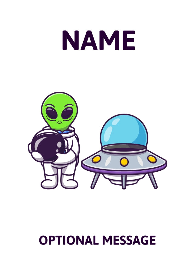 Alien Greetings Card
