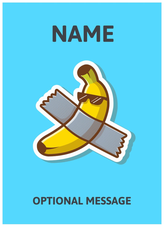 Banana Art Greetings Card