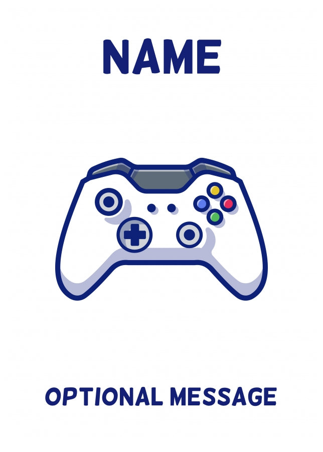 Controller Greetings Card