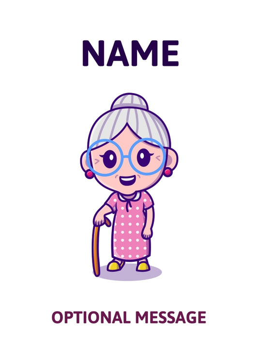 Nanny Greetings Card