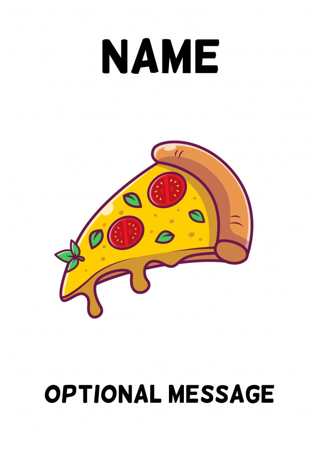 Pizza Greetings Card