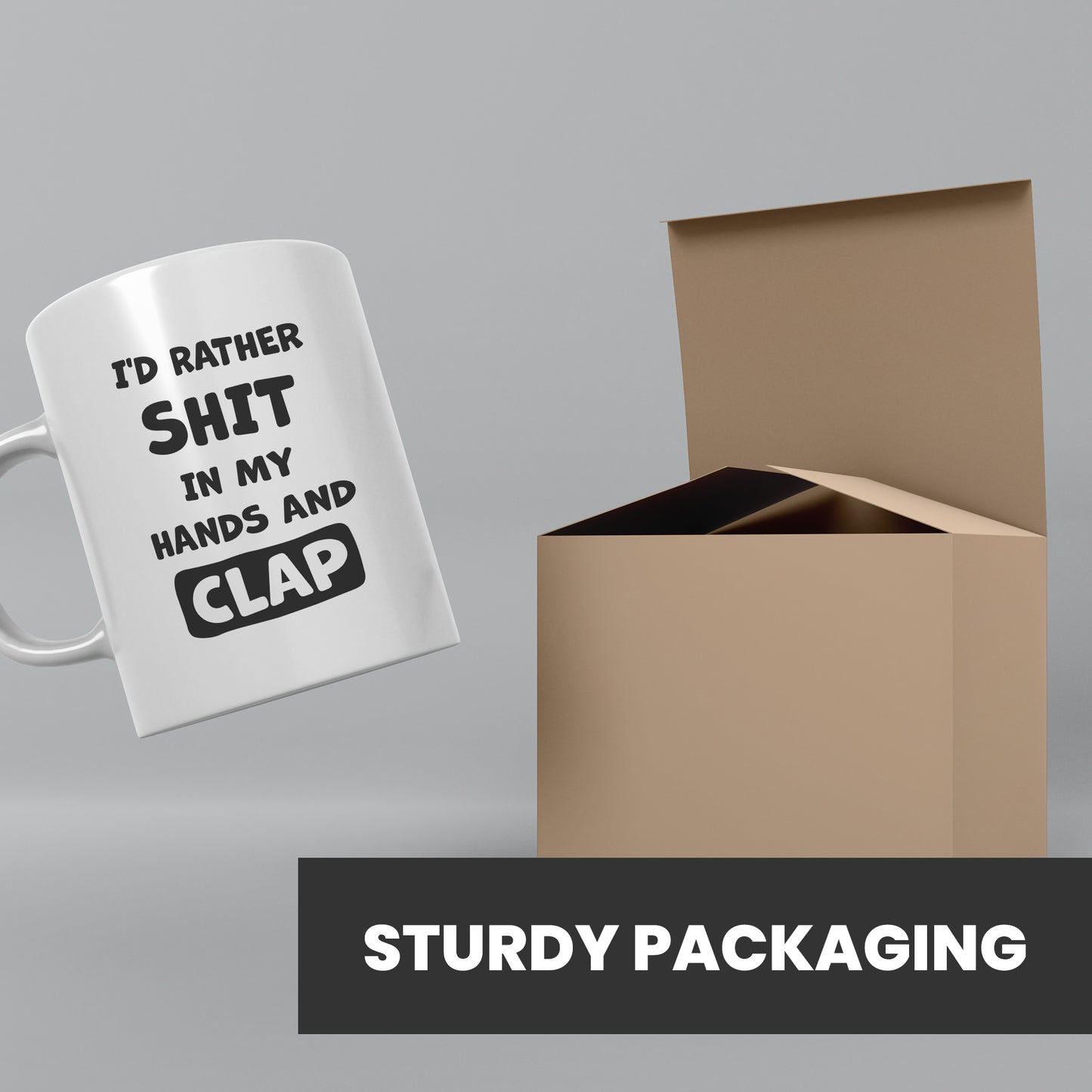 Funny mugs for women dispatched in sturdy packaging