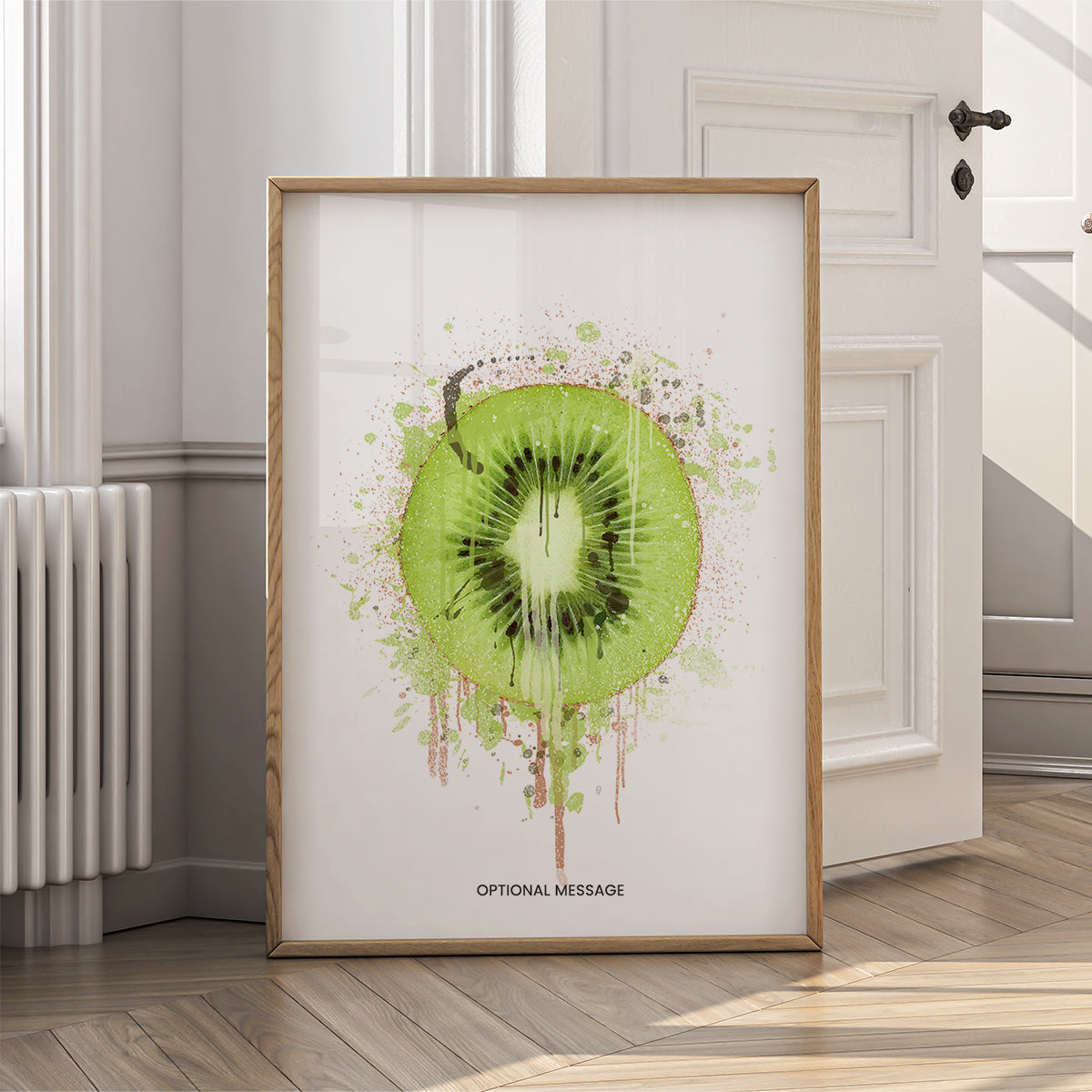 Kitchen Wall Art Decor - Green Kiwi - Fruit Food - {VARIATION}