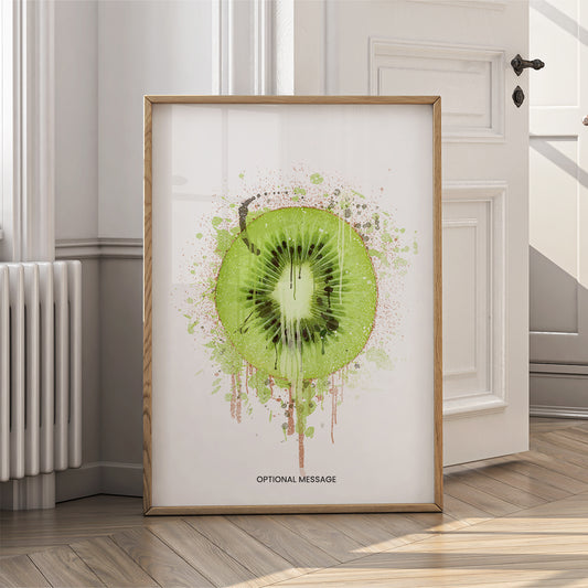 Kitchen Wall Art Decor - Green Kiwi - Fruit Food - {VARIATION}
