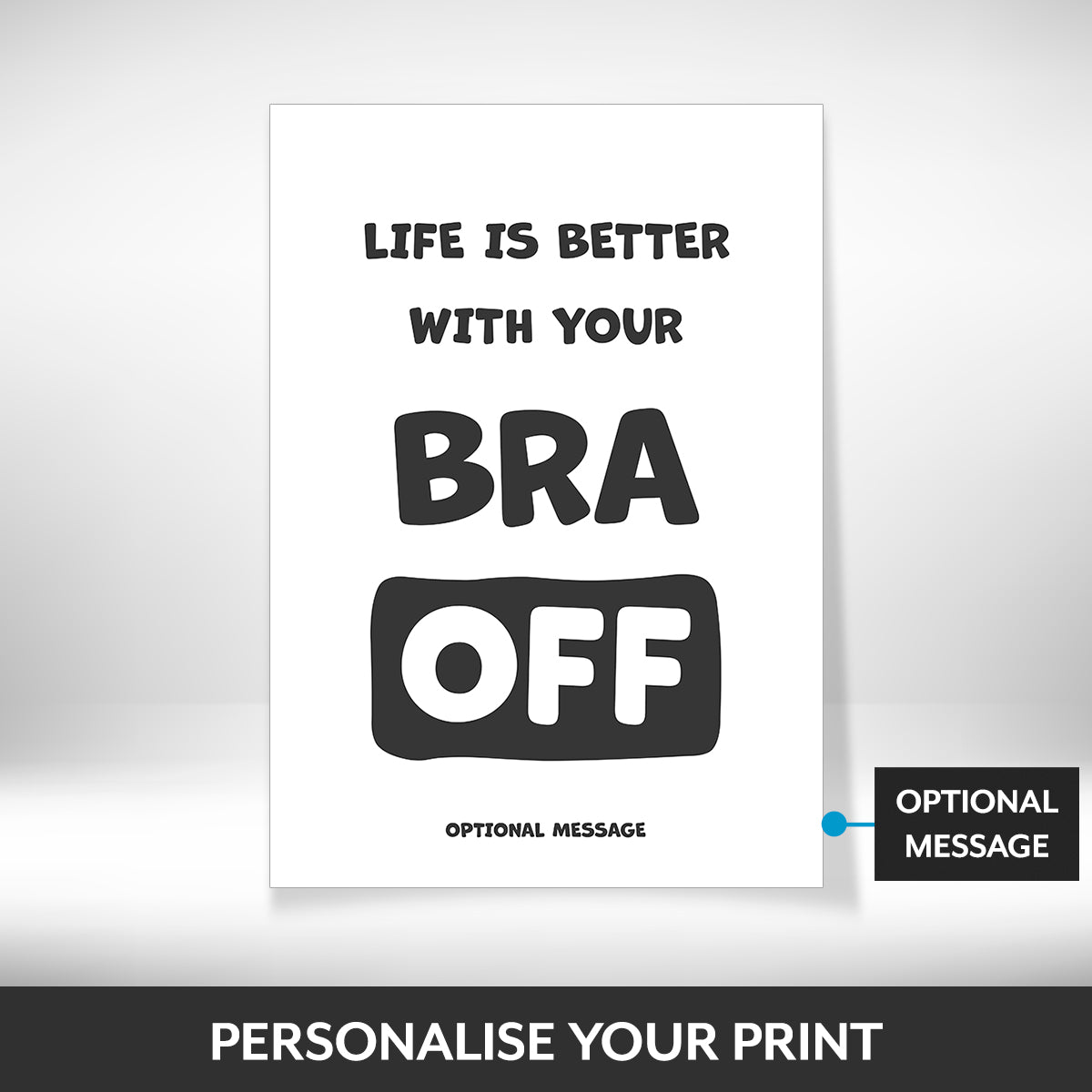 What can be personalised on this framed wall art