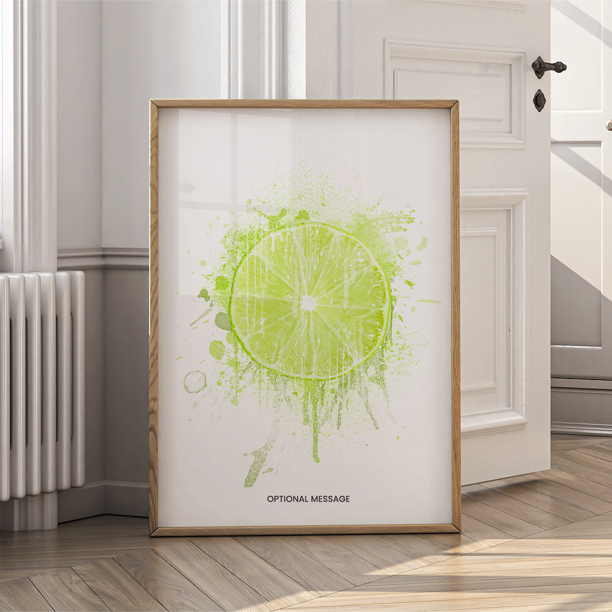 Kitchen Wall Art Decor - Green Lime - Fruit Food - {VARIATION}