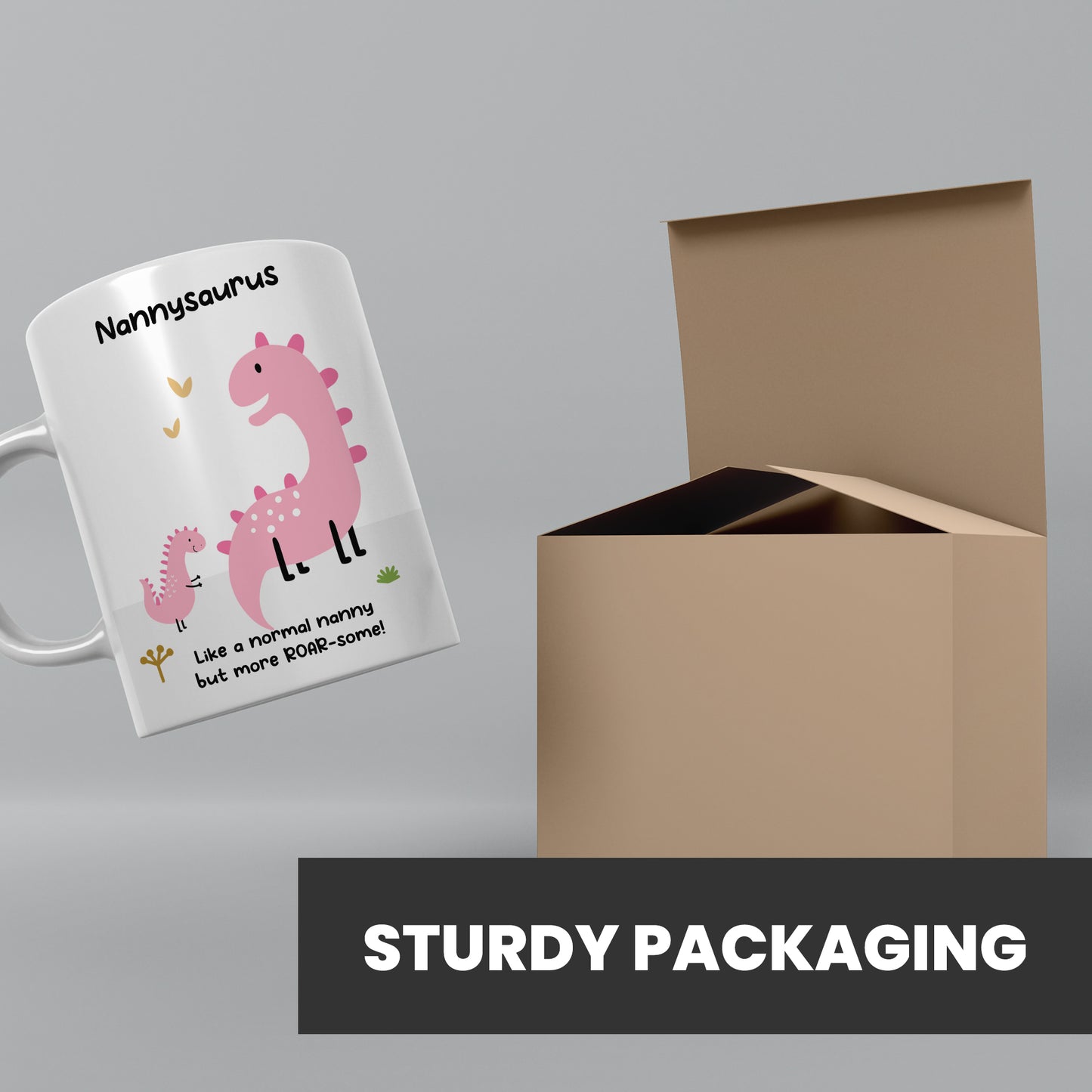 Gifts for nanny dispatched in sturdy packaging