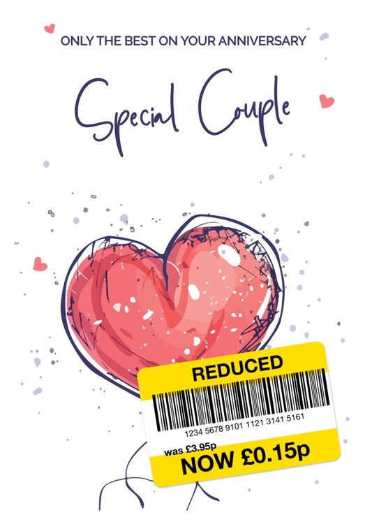 Special Couple Anniversary Card - Only the Best Wedding Anniversary Card