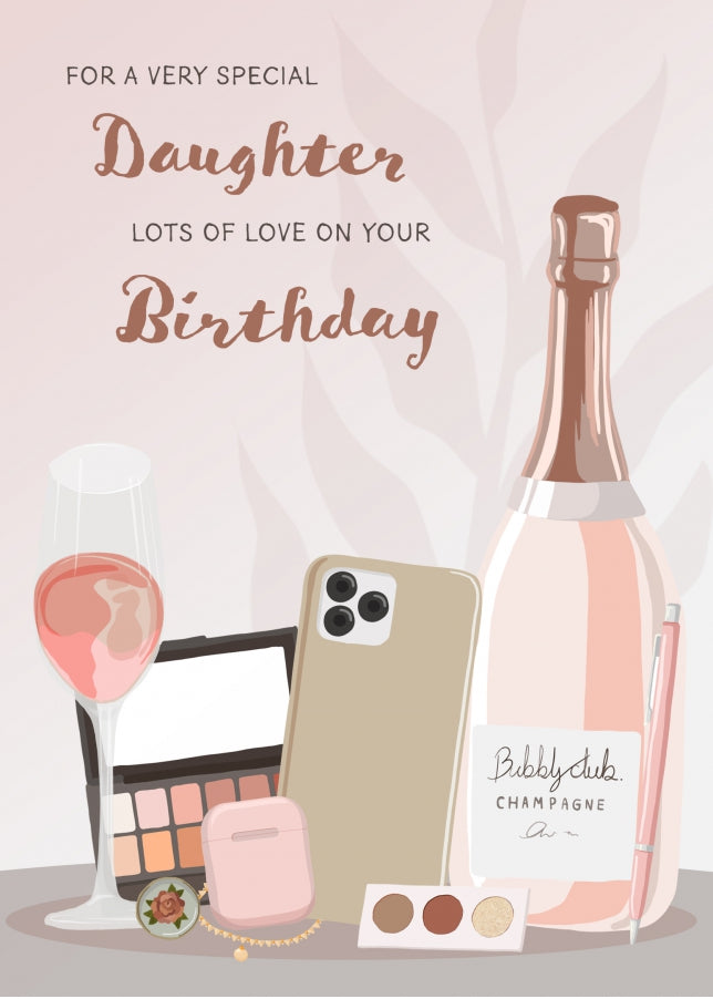 Daughter Birthday Cards for Women - Daughter Female Adult - 20th 30th 40th Bday