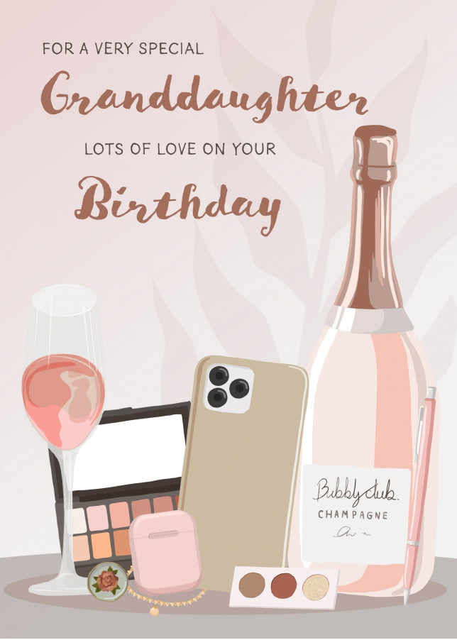 Granddaughter Birthday Cards for Women - Granddaughter Female Adult - 20th 30th 40th Bday