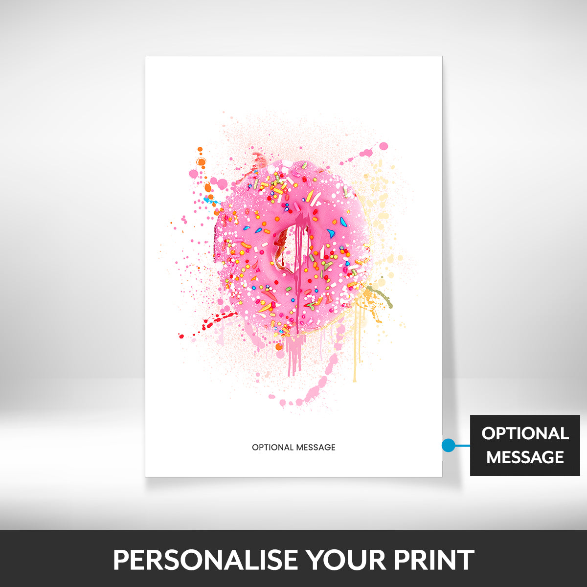 What can be personalised on this pictures for kitchen walls