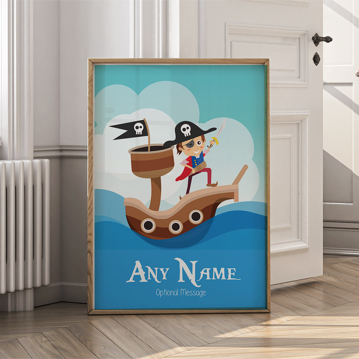 Pirate Wall Art Nursery Decor Gifts for Boys - {VARIATION}