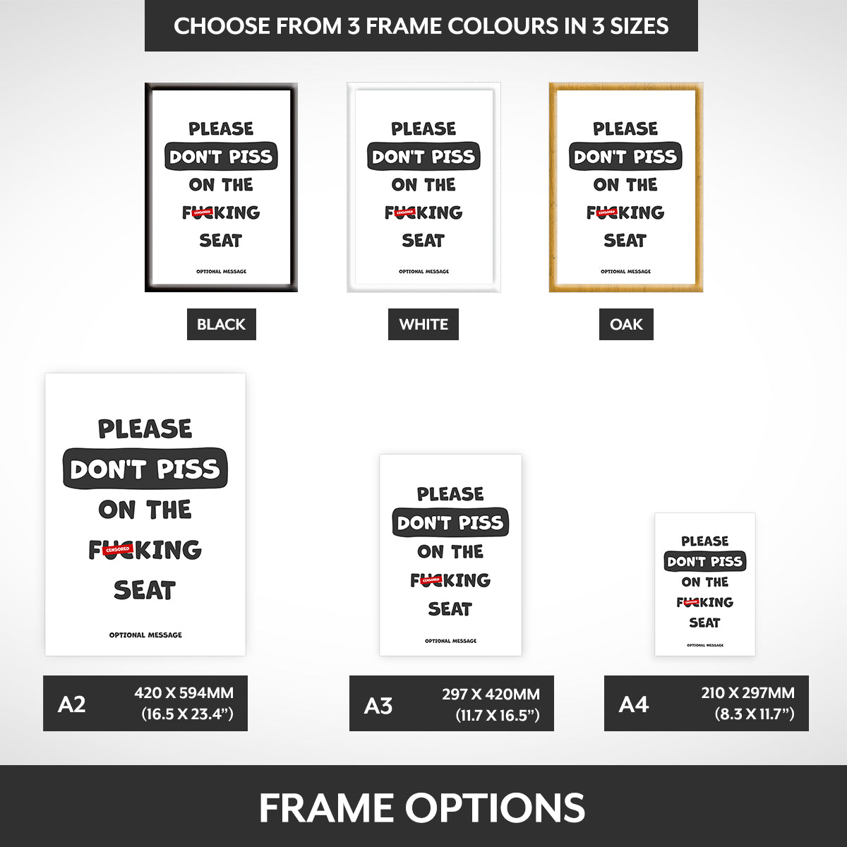 Frame options