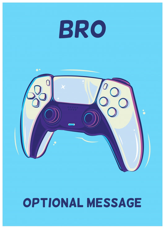 PS5 Controller Card for Bro - Birthday / Christmas