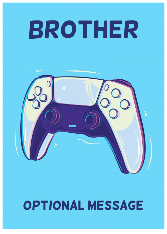 PS5 Controller Card for Brother - Birthday / Christmas