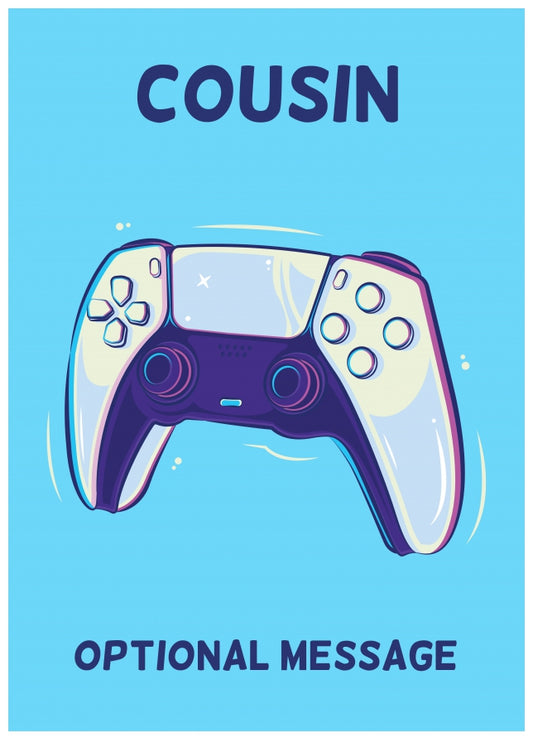 PS5 Controller Card for Cousin - Birthday / Christmas