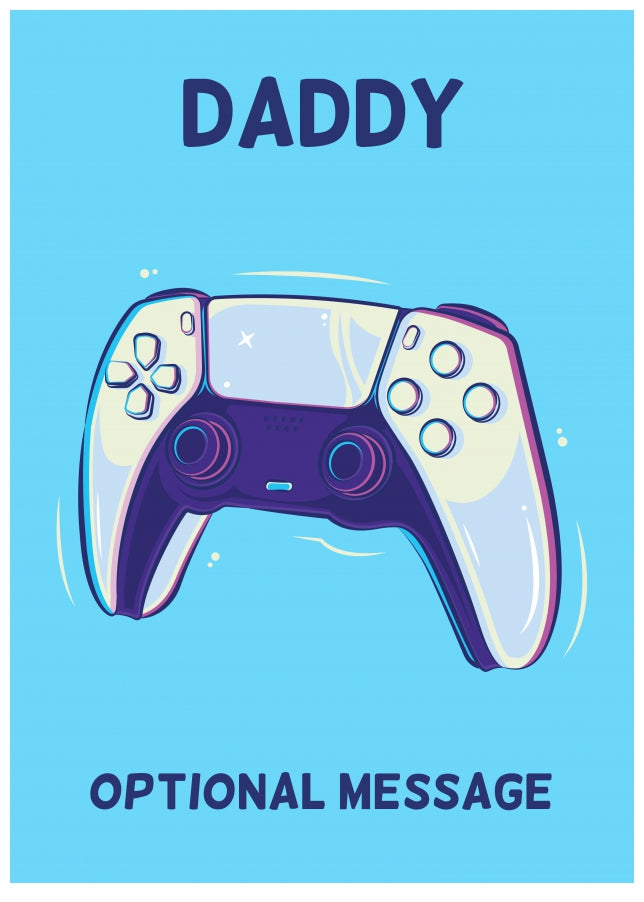 PS5 Controller Card for Daddy - Birthday / Christmas