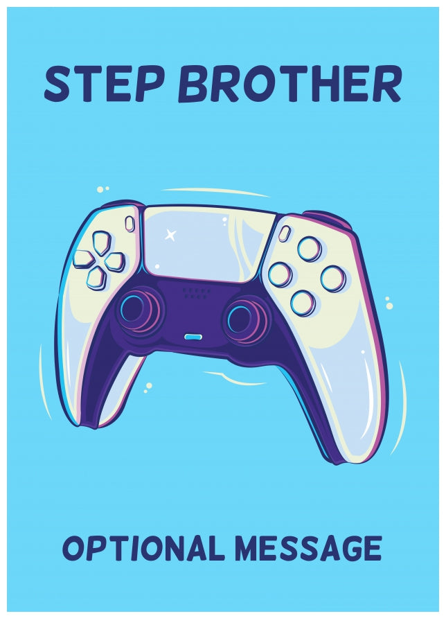 PS5 Controller Card for Step Brother - Birthday / Christmas