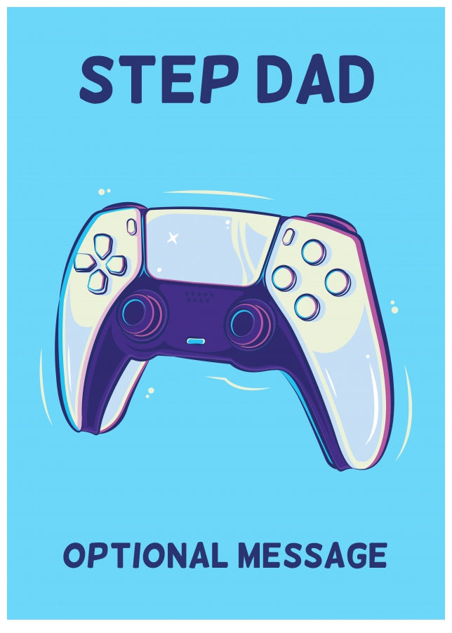 PS5 Controller Card for Step Dad - Birthday / Christmas