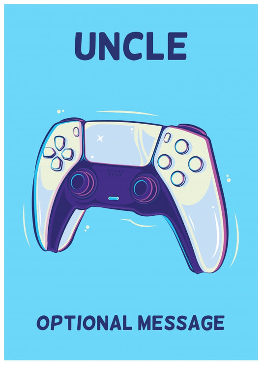 PS5 Controller Card for Uncle - Birthday / Christmas