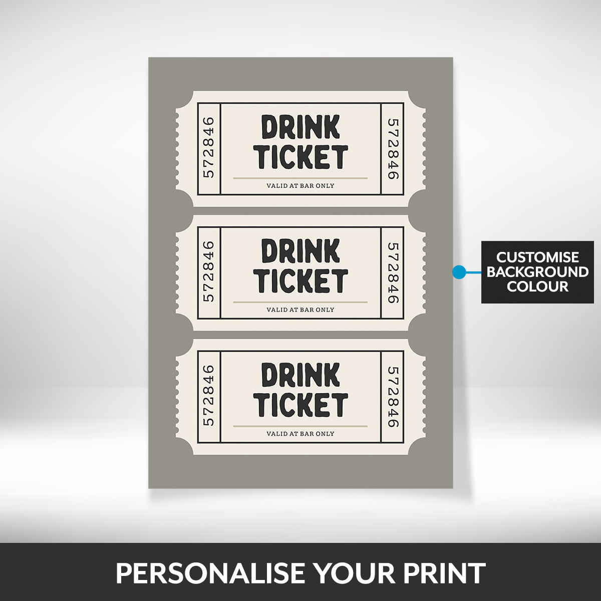 What can be personalised on this framed wall art