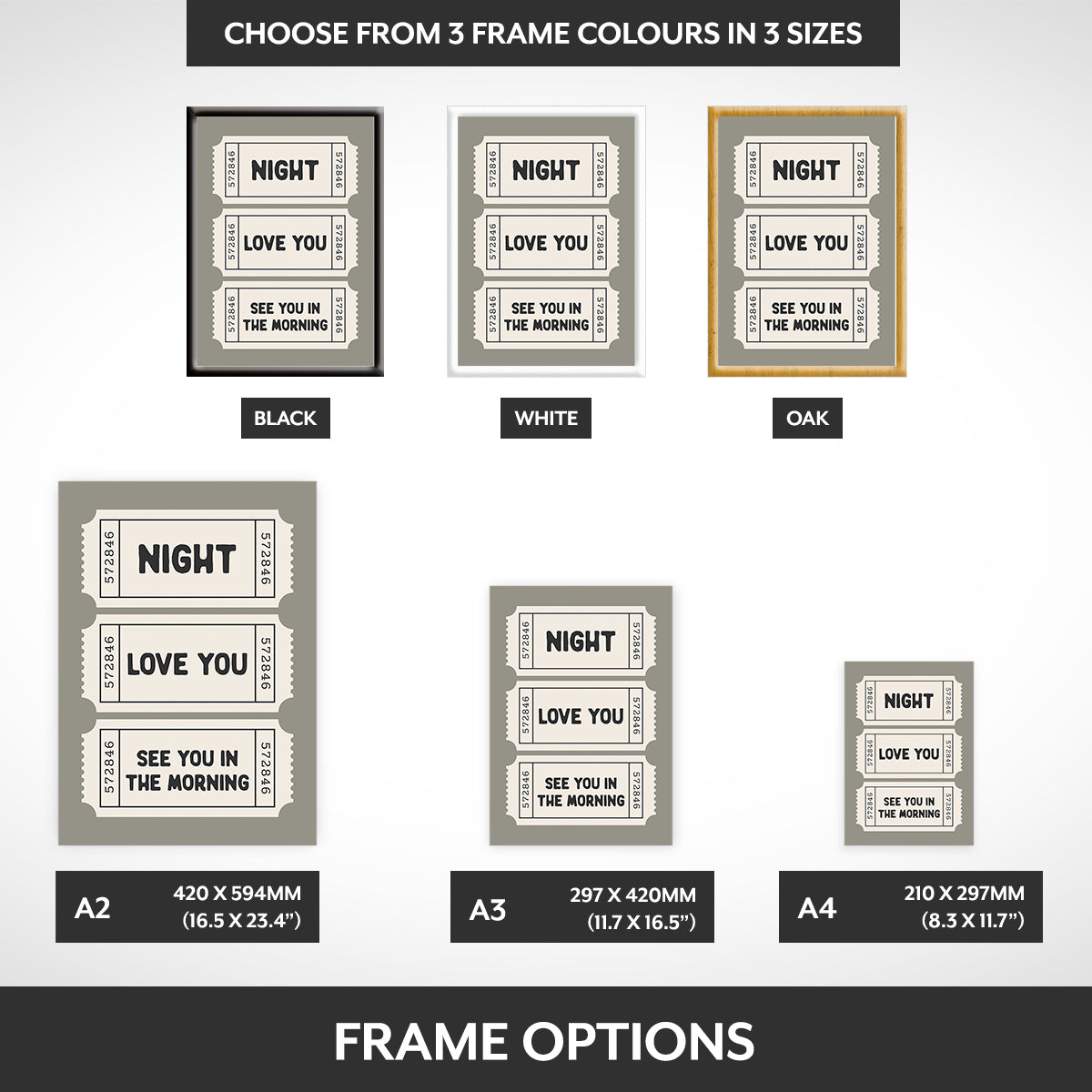 Frame options