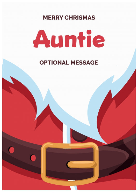 Fun Auntie - Santa Belt